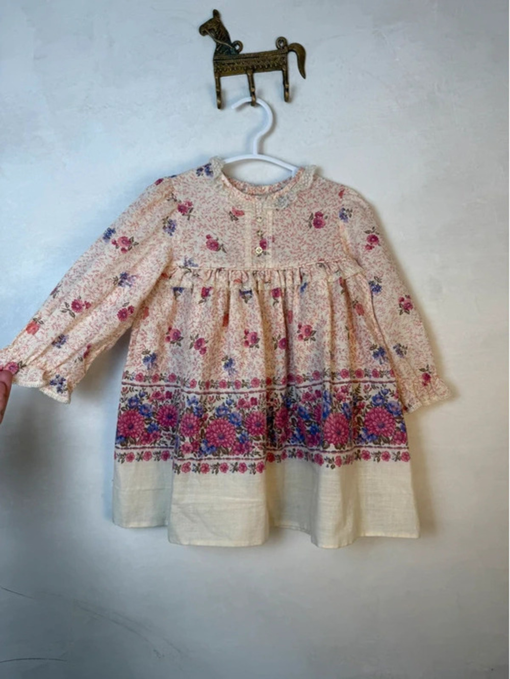 Vintage floral Prairie dress size 2T